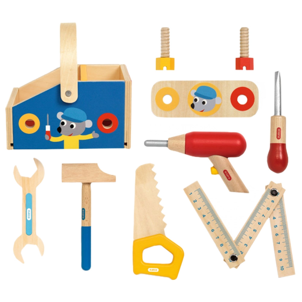 DJECO Minibrico Tool Box - 10 pcs (PTC-DJ06649)