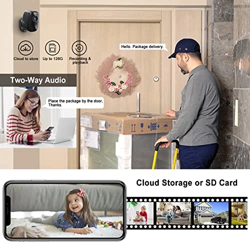 Magnetic Security Cameras 2K