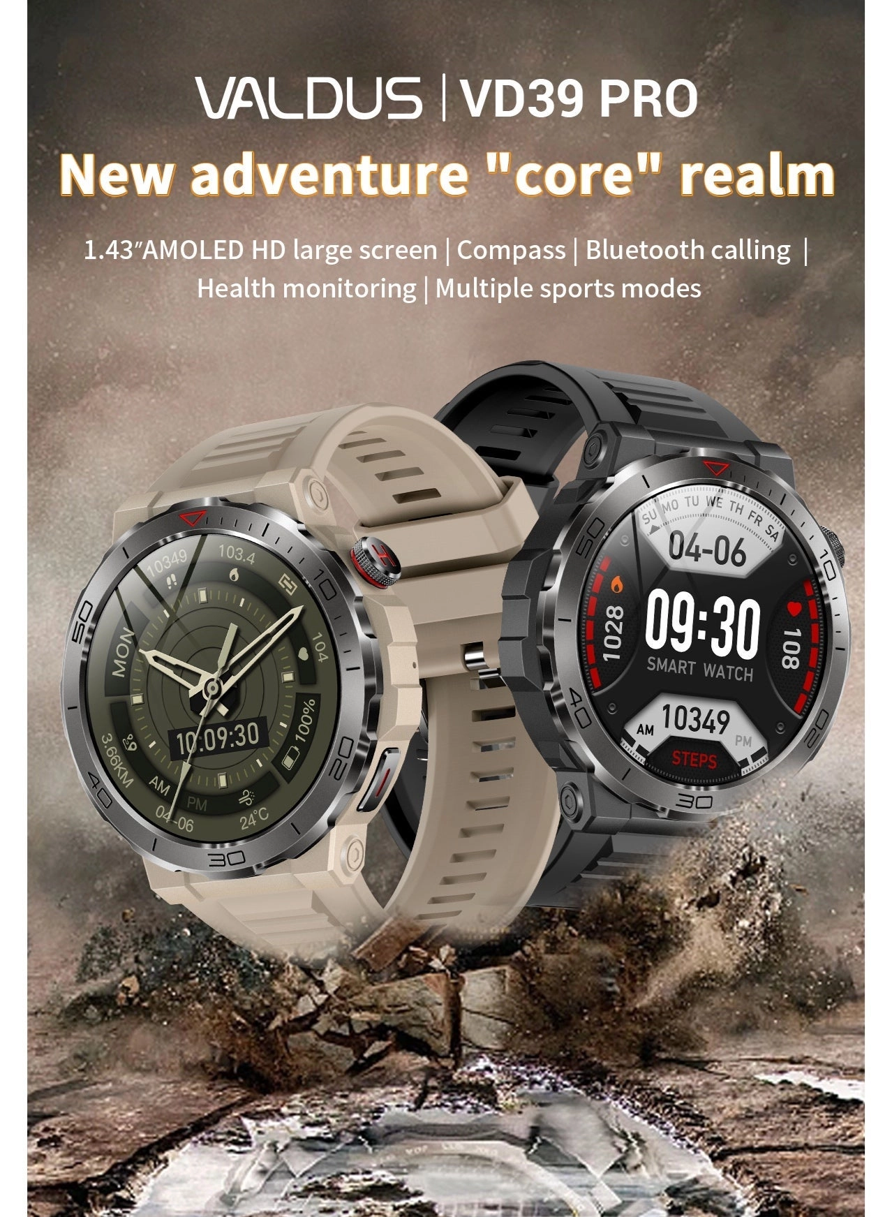 Rugged Pro VD31 PRO 36mm GPS