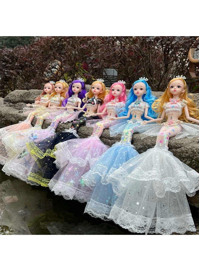 Mermaid Doll - Princess Lace Fish White