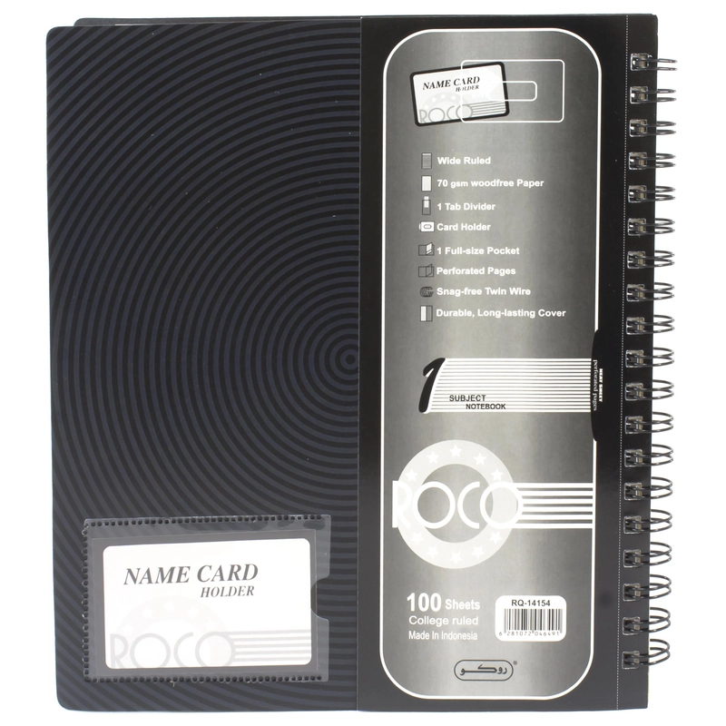 University Notebook Spiral - Grid 200 Sheets