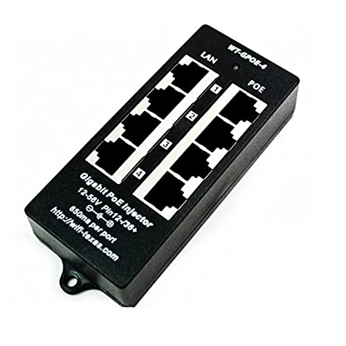 POE-4 - 24~56V 4 ports 802.3af 802.3at 10/100Mbps