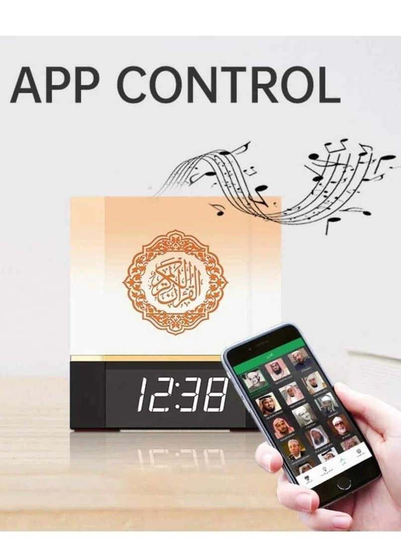 Complete Quran Speaker - Lamp Clock 14 Languages