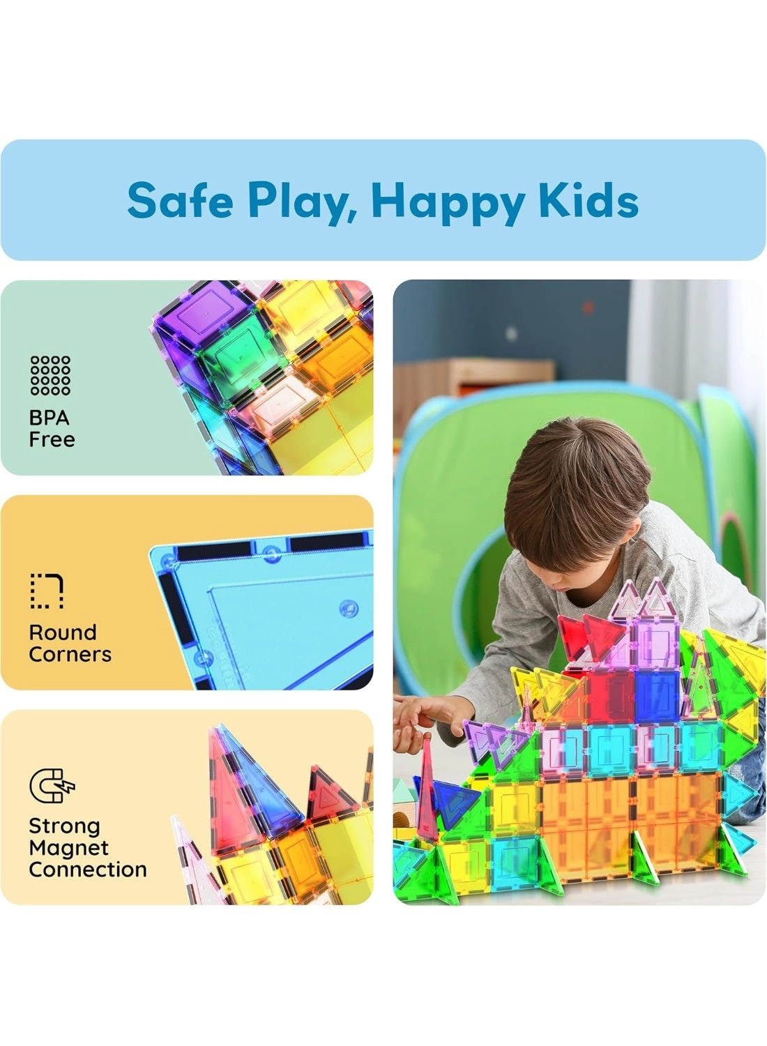 Magnetic 3D Blocks - Architecture 101 pcs