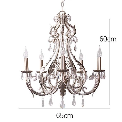 Modern French Crystal Chandelier - Dimmable
