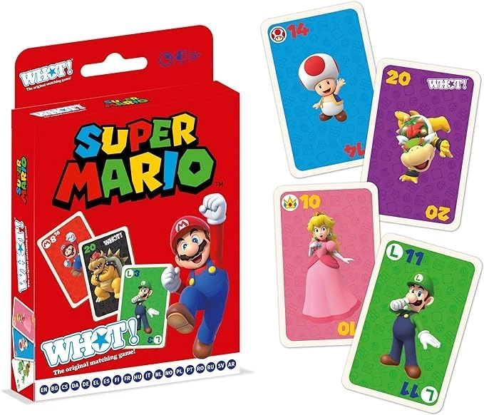 WHOT! Mau Mau Variant - Super Mario - Card Game (German)