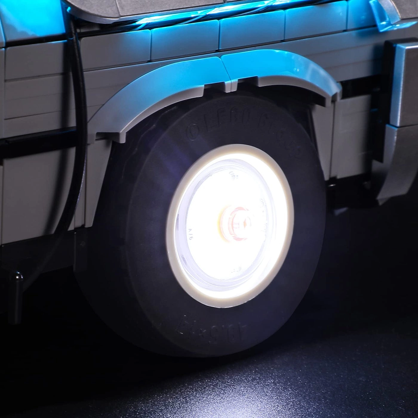 LED Lighting Kit for LEGO Back to The Future Time Machine 10300