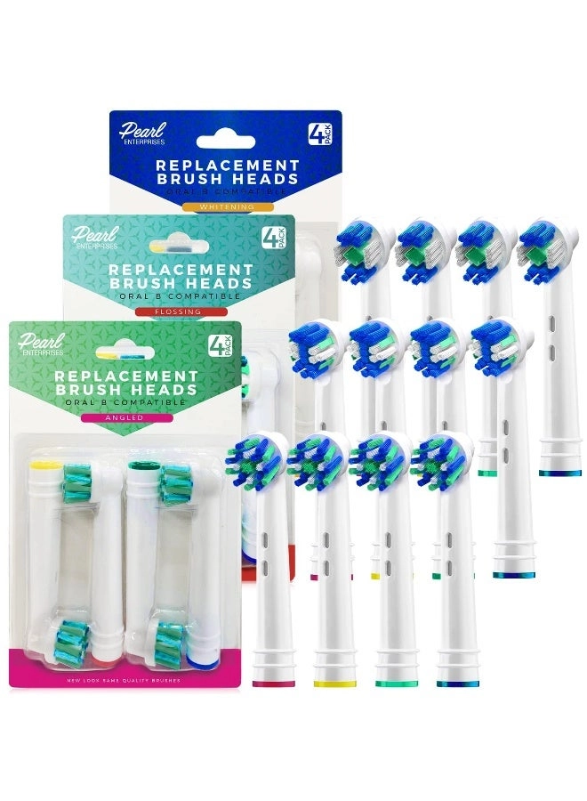 Replacement Brush Heads - 12 Piece Set White