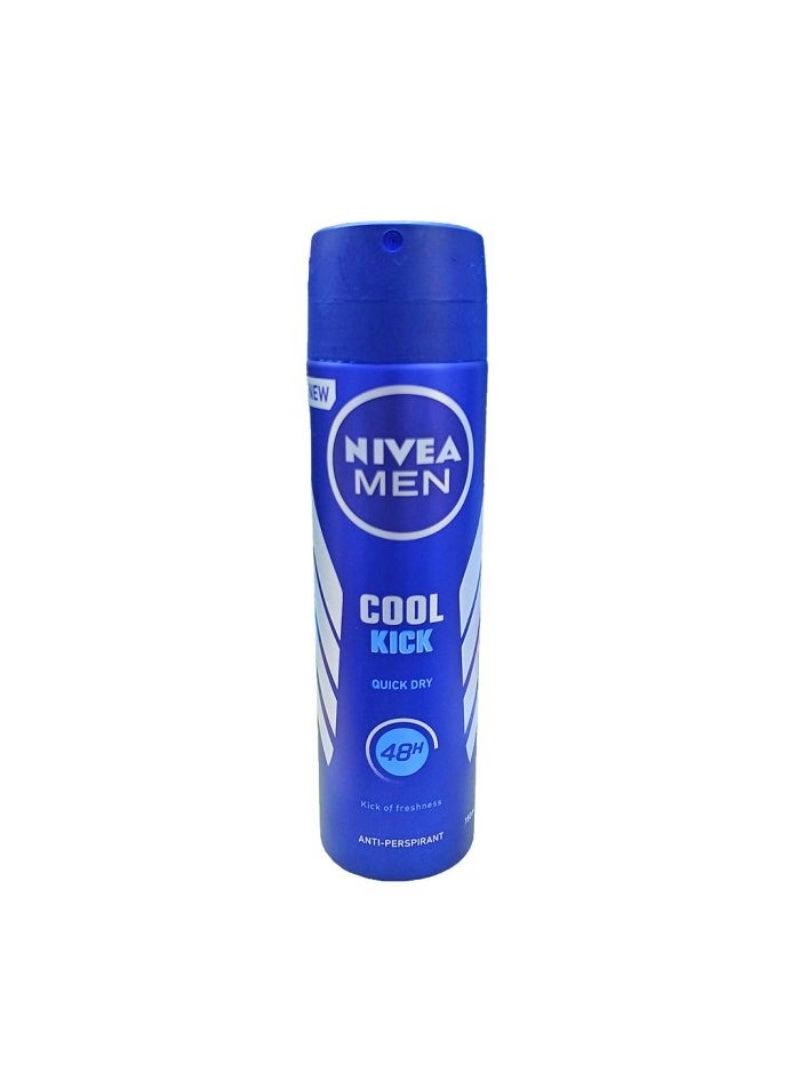 NIVEA Cool Kick Quick Dry Antiperspirant Spray - 150 milliliter