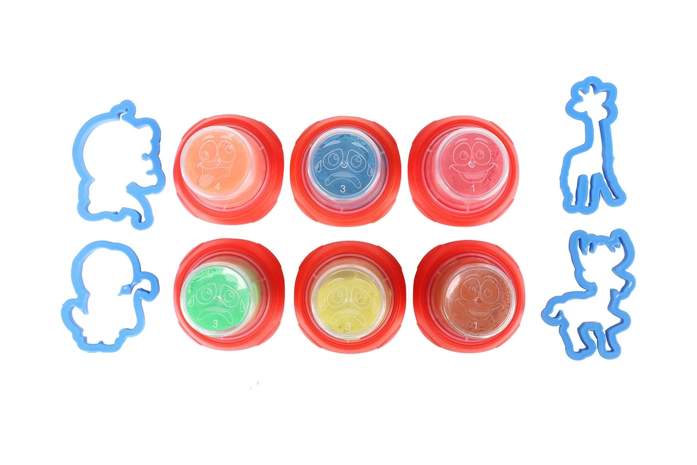 Modelling Dough - 100% Natural 6pcs Pack