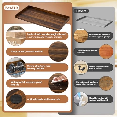 Washer Dryer Countertop - 27.5" D x 54" W Brown