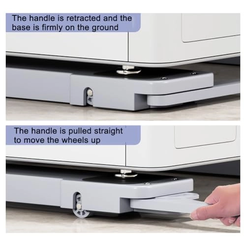 Washing Machine Refrigerator Roller Base - 36 high-quality rubber wheels 54 cm to 70 cm