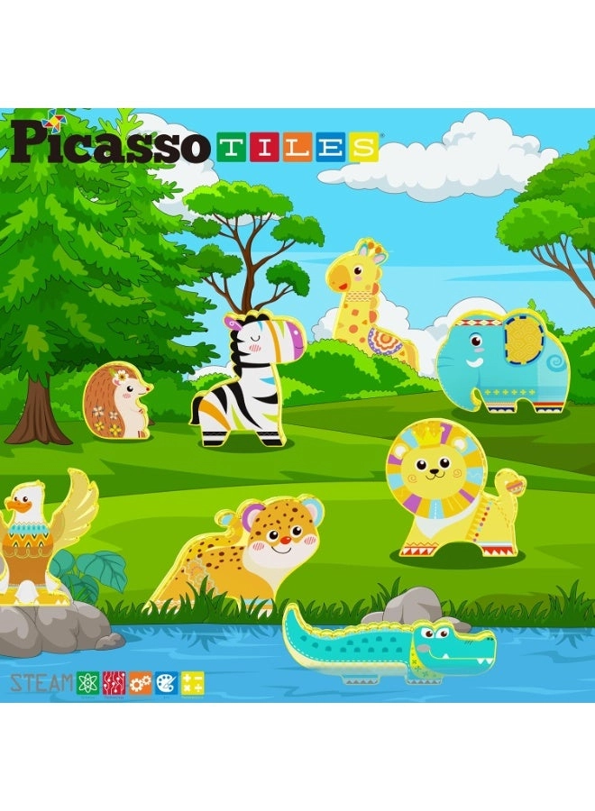 Magnet Building Blocks - Safari Animal 8pcs