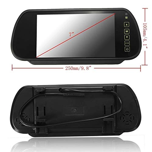 Rear View Mirror Monitor - 7 Inches