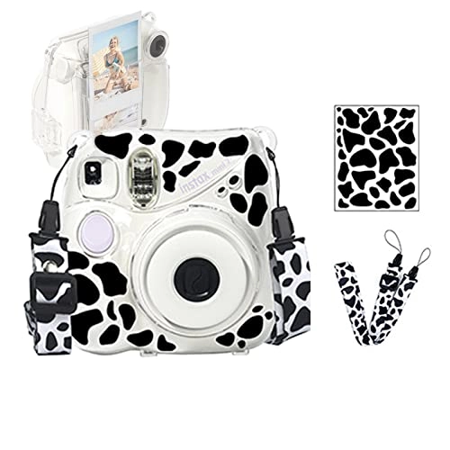 Camera Case - PP Transparent + Shoulder Strap - Adjustable + Sticker Decal
