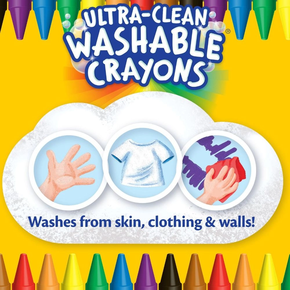 Ultra Clean Washable Crayons - 64 piece(s)