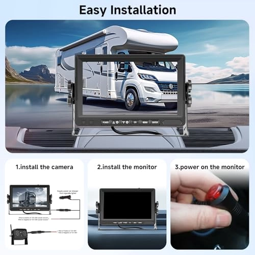 Wireless Rear View Camera - Night Vision Wireless 1080P