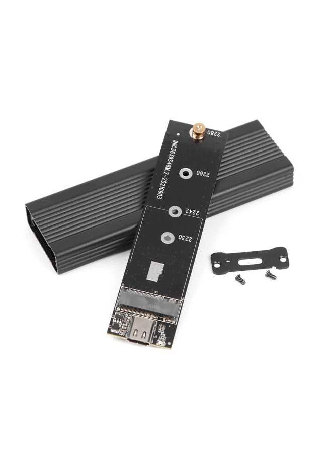 M.2 SSD Enclosure - NVMe SATA Dual Protocol 10Gbps USB-C/A