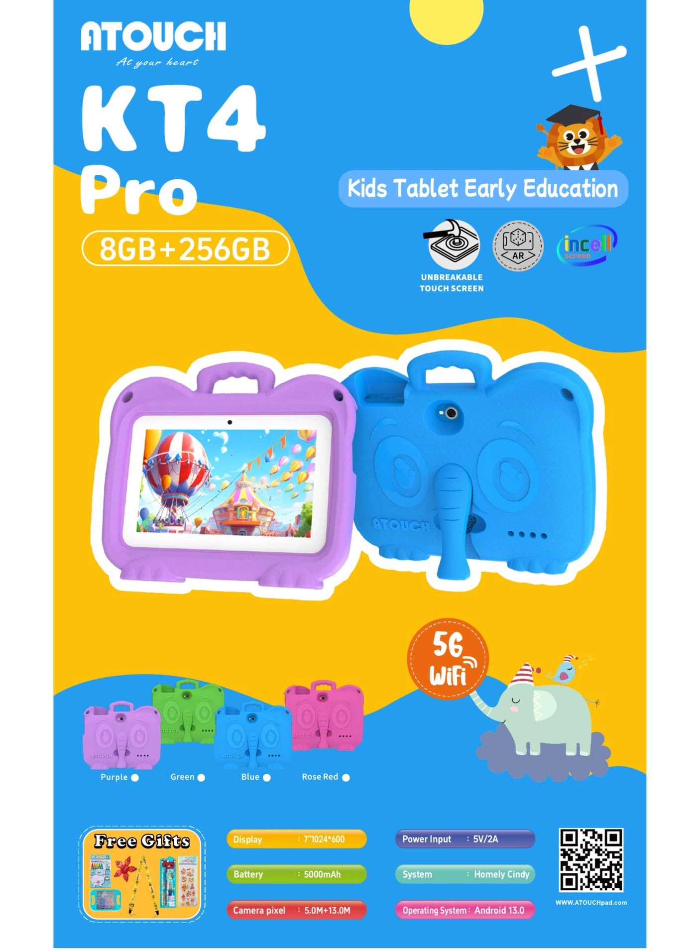 KT4 Pro - 8 GB 7 in 256 GB