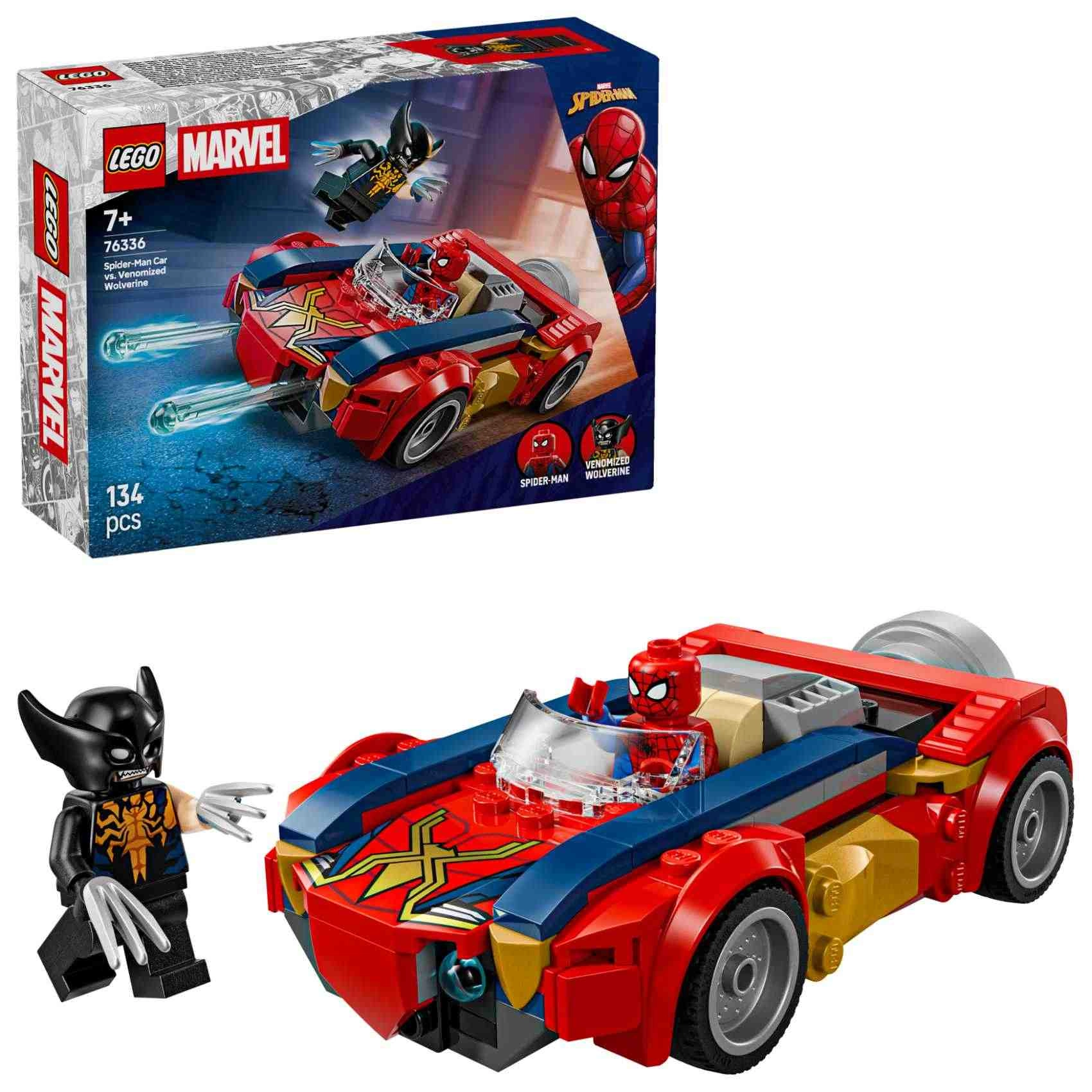 Marvel Spider-Man Car vs. Venomized Wolverine (76336)