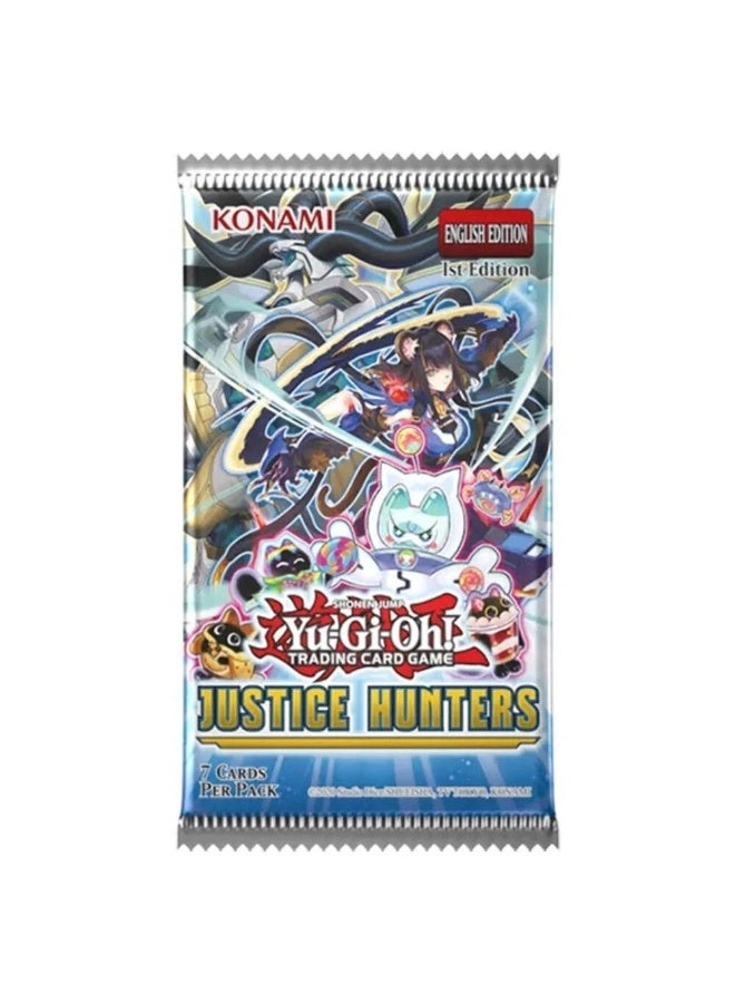 Konami Yu-Gi-Oh Justice Hunters Booster - English 1pcs