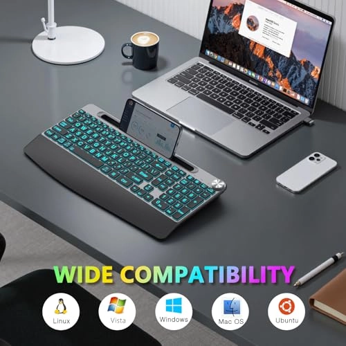 Large Print Backlit Wireless Keyboard - Wireless