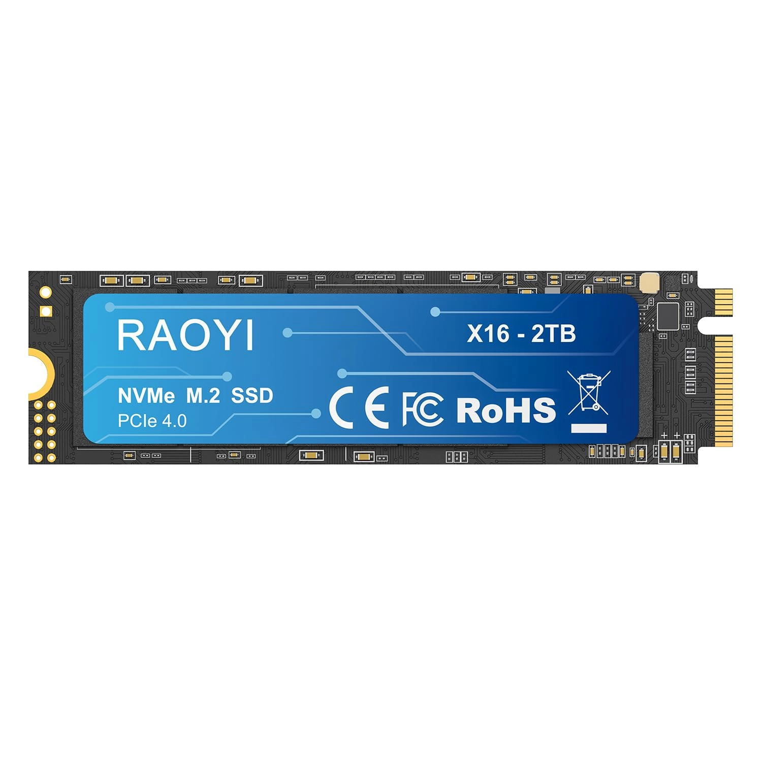 RAOYI NVMe Internal Solid State Drive M.2 2280 - 2TB