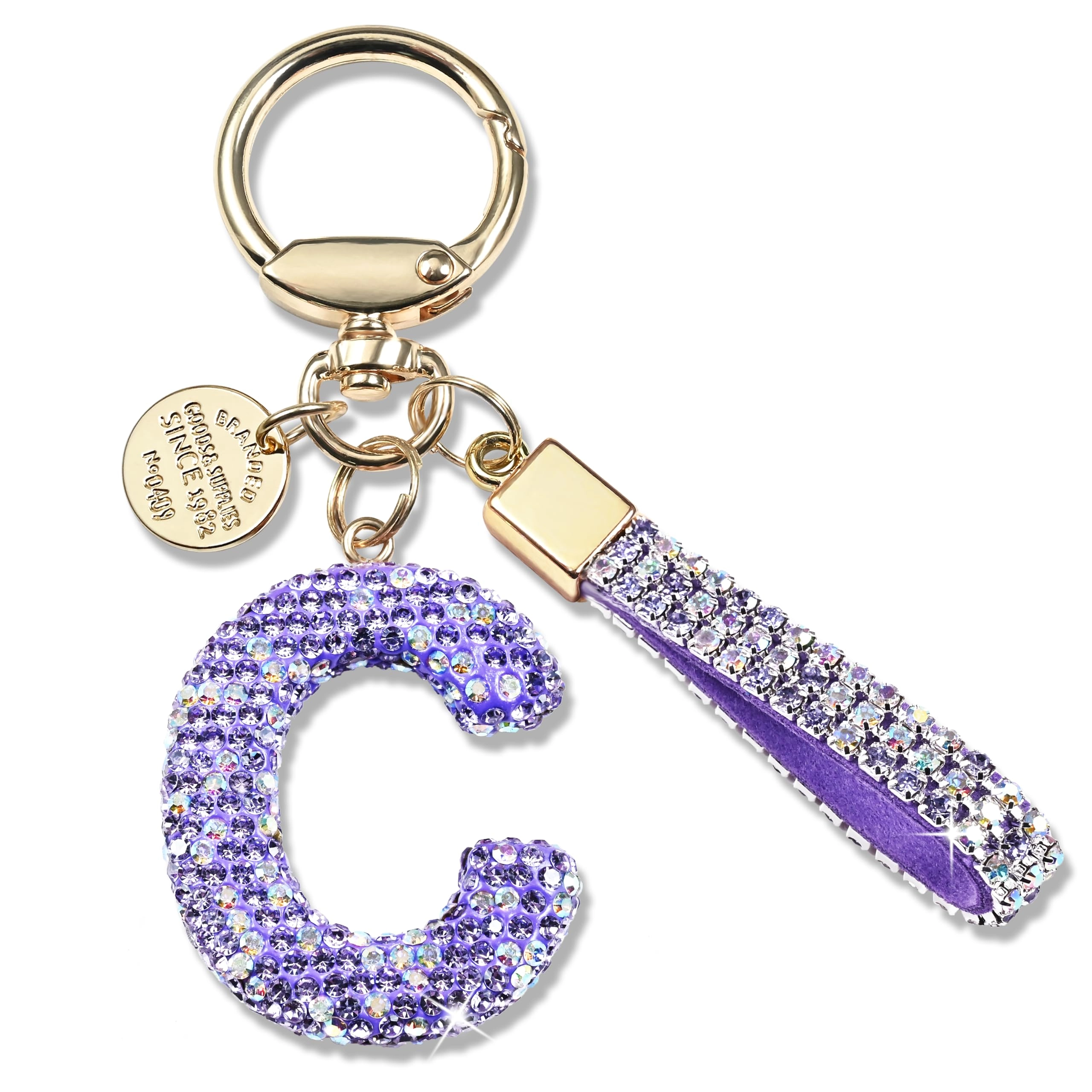 Initial Letter Keychain - Letter