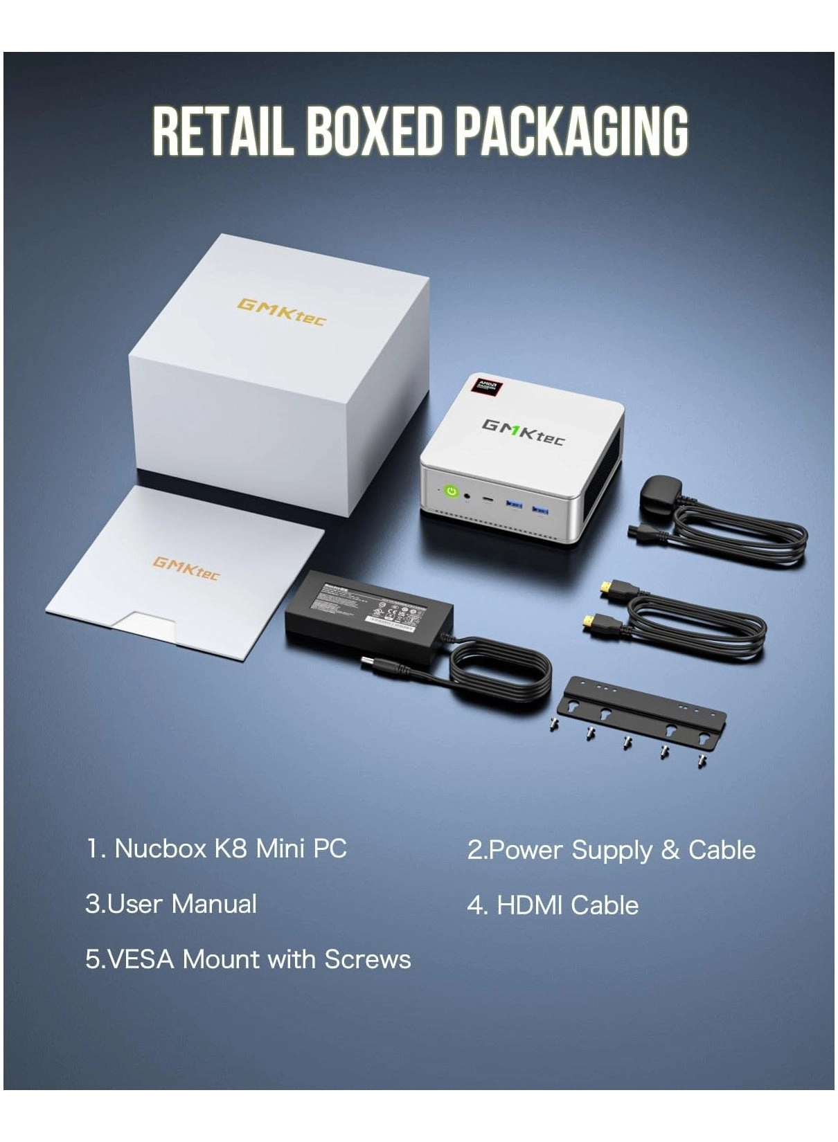 NucBox K8 - SSD 1TB 32GB Ryzen 7 8845HS