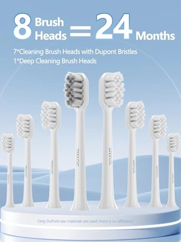 Sonic Electric Toothbrush - 3 Intensity Levels 5 Modes 40000 VPM