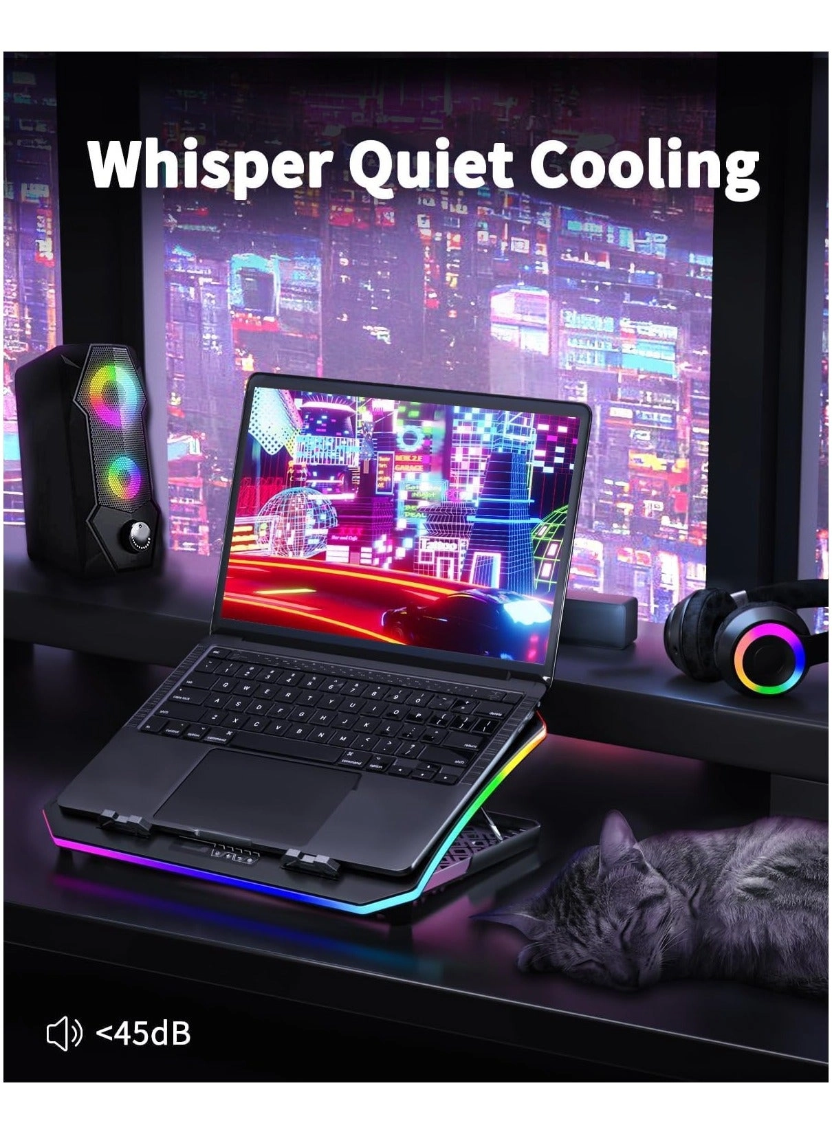 Gaming Laptop Cooling Pad - 9 15.6-17.3-inch
