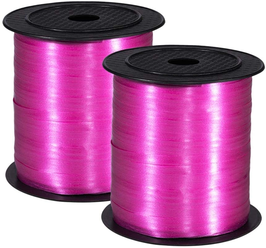 Party Time Trading LLC Crimped Curling Balloon Ribbon - 2 Rolls 500 Yards Light Green