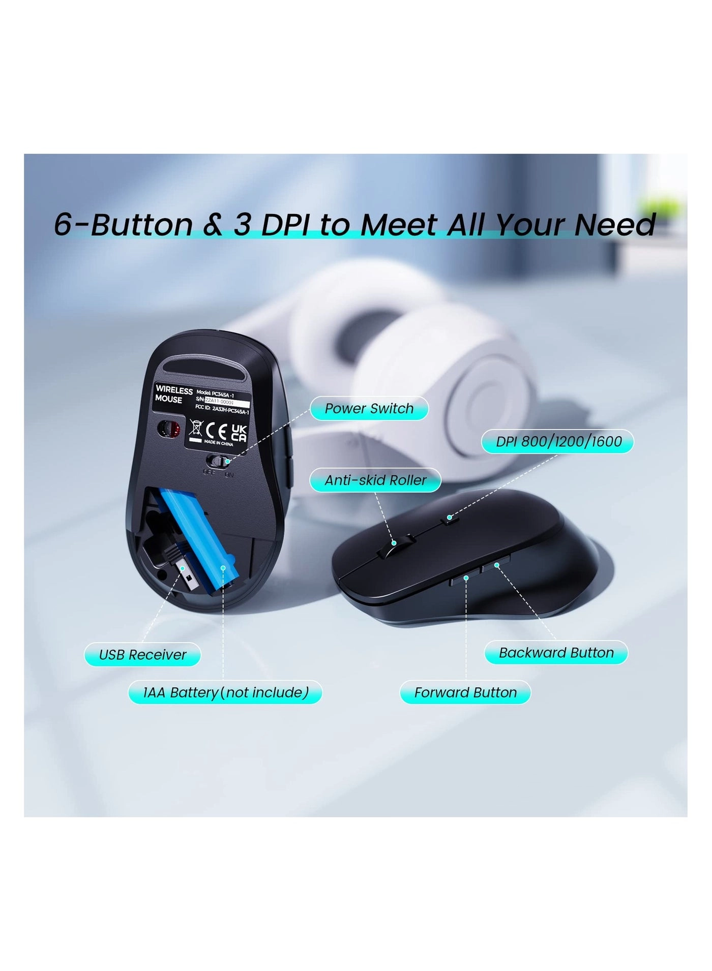 Keyboard + Mouse - Wireless