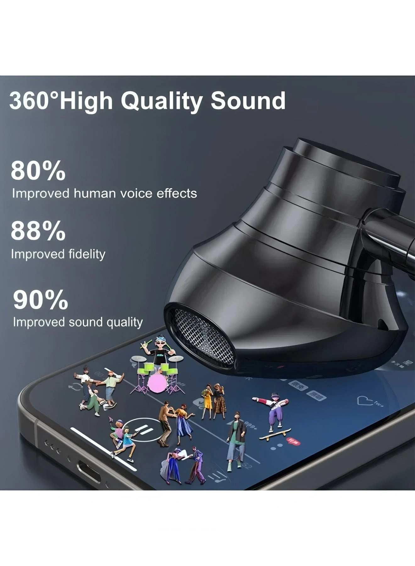 Neckband Bluetooth Earphones Wireless Headphone