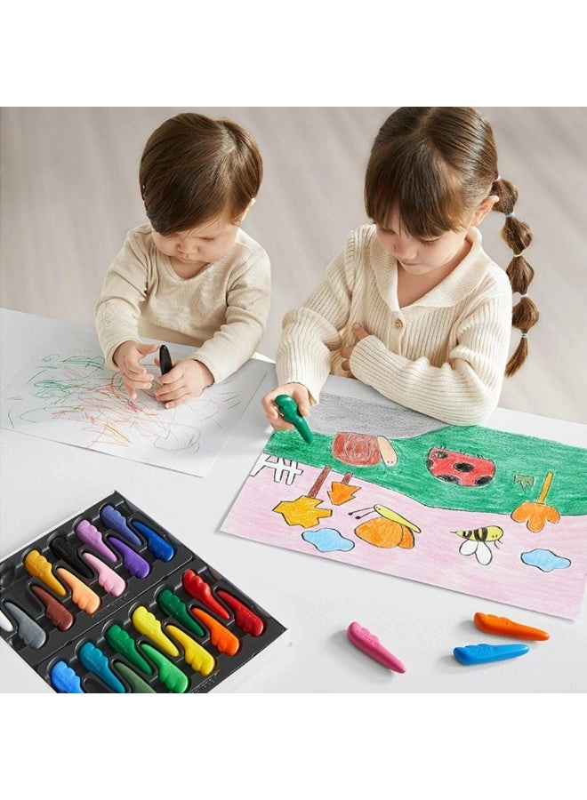 No Dirty Feather Crayons - 24 Pcs
