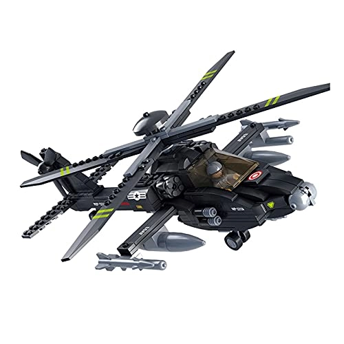 Ah-64 Apache Helicopter + Sluban Soldier - Army 293pcs