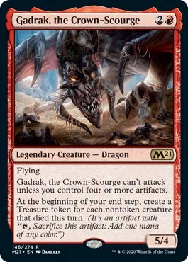 Wizards of the Coast Gadrak, Crown-Scourge - Core Set 2021 1pcs