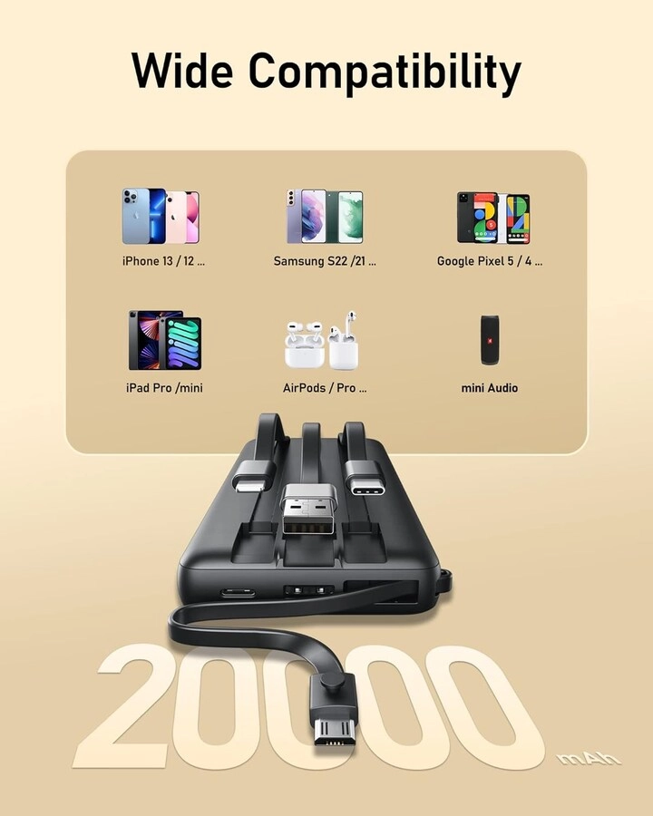 Power Bank - 20000mAh