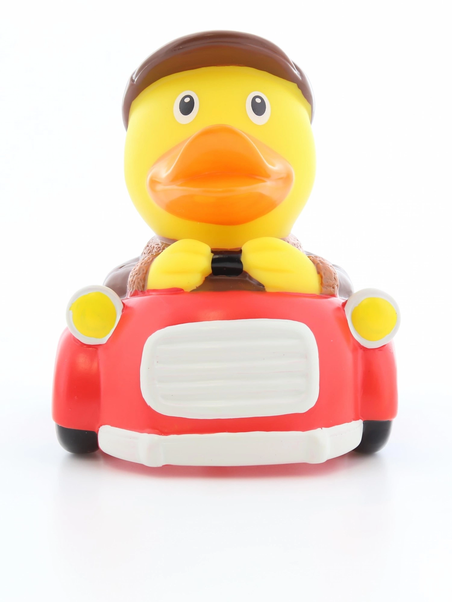 LILALU Car Driver Rubber Duck - 8.5 x 8.5 x 7.5 cm Rubber For Ages 3+