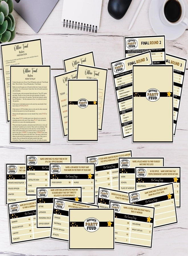 Office Party Feud - Team Building Trivia Set