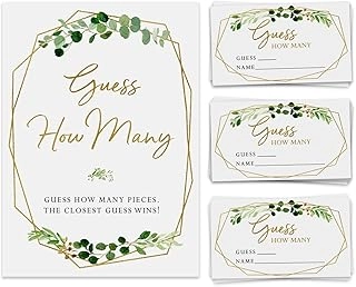 Printed Party Candy Guessing Game - 50 Cards