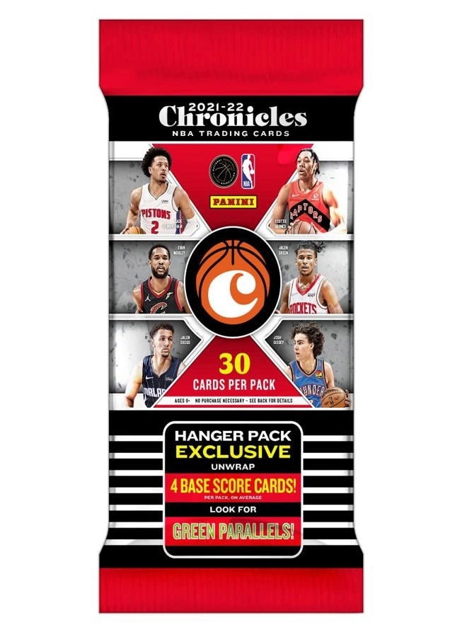 Panini PRIZM 2021-2022 Chronicles Basketball Hanger Pack - 30pcs
