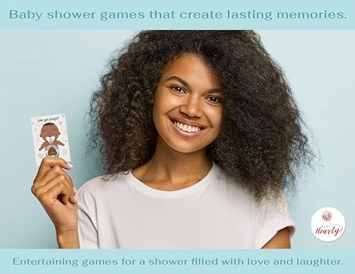 Baby Shower Games - 66 pcs Adult English