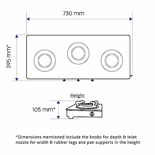 1034GTBBBL GAS Cooker