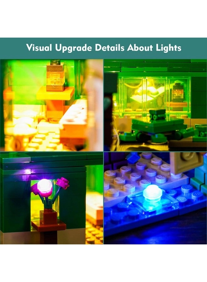 Led Light Kit Compatible With Lego 21254 - Minecraft The Turtle Beach House