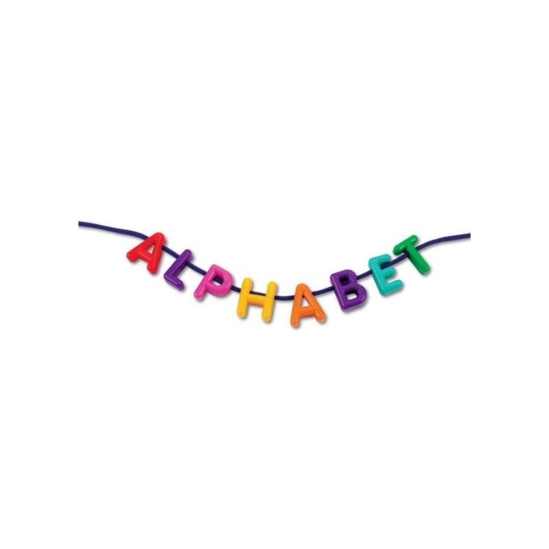Learning Resources Uppercase Lacing Alphabet - 260 pieces