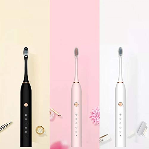 Sonic Toothbrush - 2 Brush Heads 5 Modes USB Charging