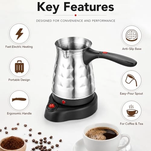 Electric Turkish Coffee Maker - Cafetière Turque Electrique