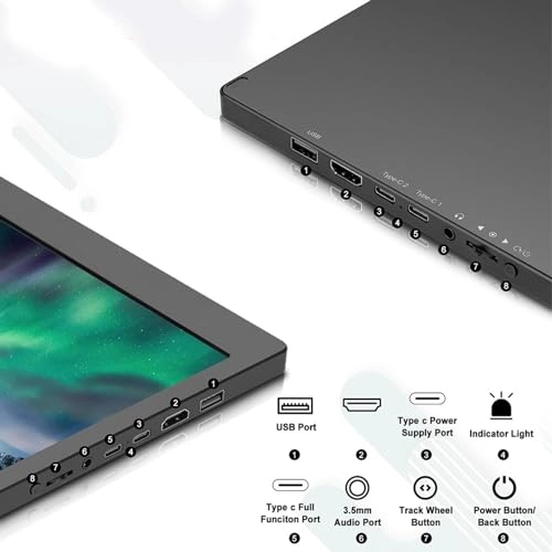 Laptop Screen Extender - Bewinnerf78guztep9 11.6 Inch 1920X1080P