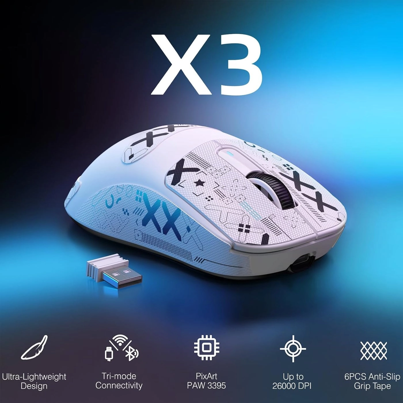 X3 Gaming Mouse - Wireless